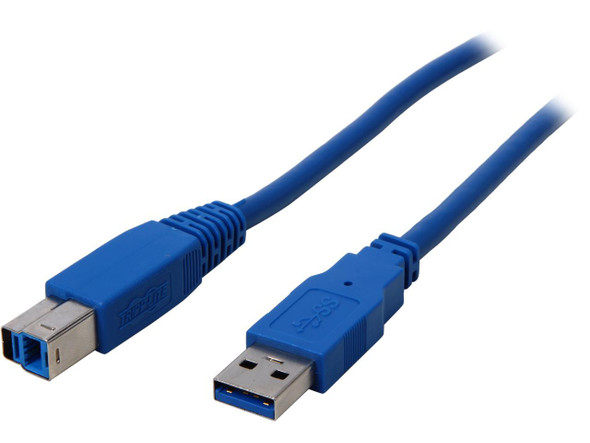 Tripp Lite U322-006 Blue USB 3.0 Super Speed Device Cable(A Male to B Male)