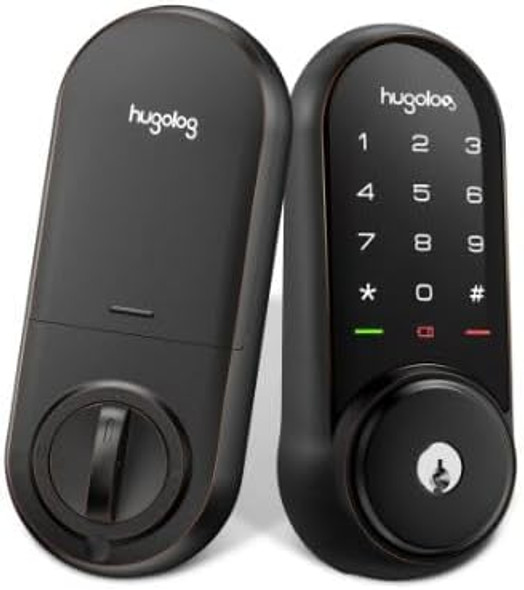 Hugolog HU03-ORB Touchscreen Smart Lock Deadbolt - Rubbed Bronze