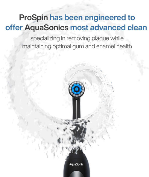 ProSpin Ultra Whitening & Plaque Removing Electric Toothbrush Set - BLACK