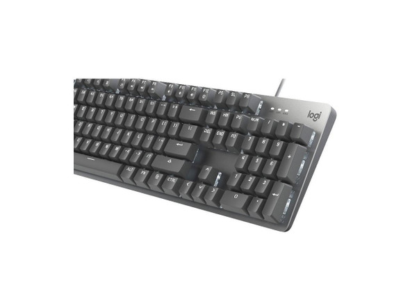 Logitech K845 Mechanical Illuminated Keyboard, Strong Adjustable Tilt Legs,