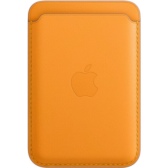 Apple iPhone Leather Wallet with MagSafe MHLP3ZM/A - California Poppy