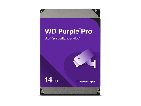 WD Purple Pro WD142PURP 14TB 7200 RPM 512MB Cache SATA 3.5" Internal Hard Drive