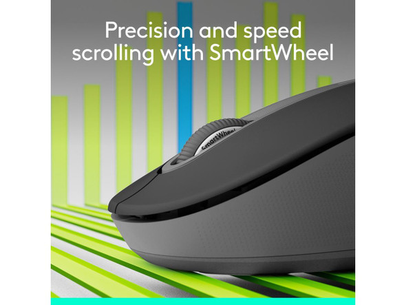 Logitech Signature M650 L LEFT Mouse - Optical - Wireless - Bluetooth/Radio