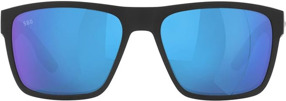 Costa Del Mar Men's Paunch Square Sunglasses 06S9050 - BLUE/MATTE BLACK