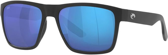 Costa Del Mar Men's Paunch Square Sunglasses 06S9050 - BLUE/MATTE BLACK