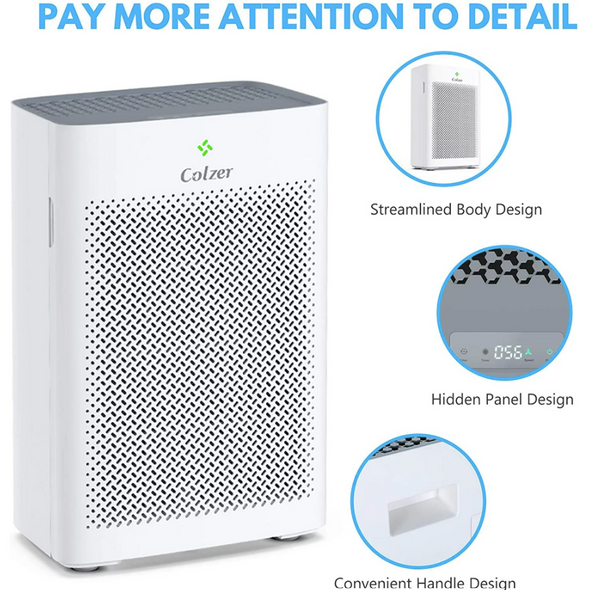 Colzer Air Purifier With Hepa Composite Filter EPI-328 - WHITE