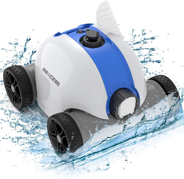 Paxcess Cordless Automatic Robotic Pool Cleaner HJ1103J - WHITE