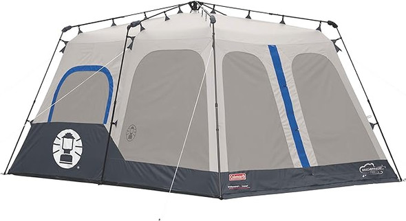 Coleman 14 x 10 Ft 8 Person Instant Cabin Camping Tent 2000018296 - TAN