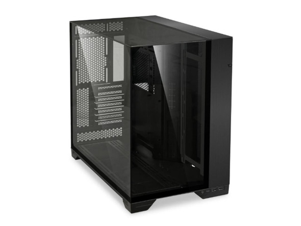 LIAN LI O11 Vision Black  Aluminum / Steel / Tempered Glass ATX Mid Tower