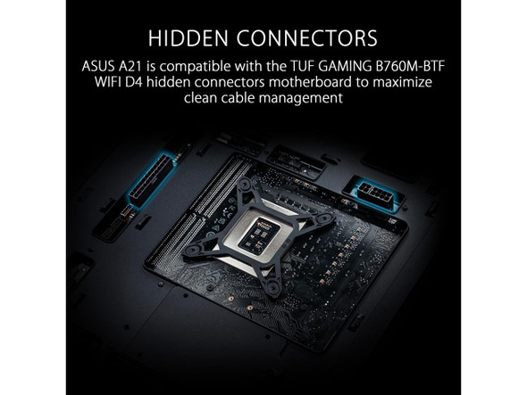 ASUS A21/BLK// Micro ATX Computer Case Steel / Plastic / Tempered Glass-Black