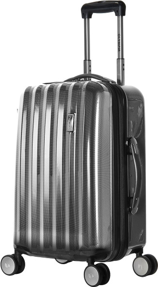 Olympia U.S.A. Luggage Titan 21" Expandable Carry-On Hardside Spinner - BLACK