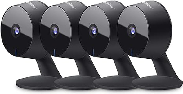 LaView Security Cameras 4pcs Home Security Camera Indoor 1080P LV-PWF1 - Black