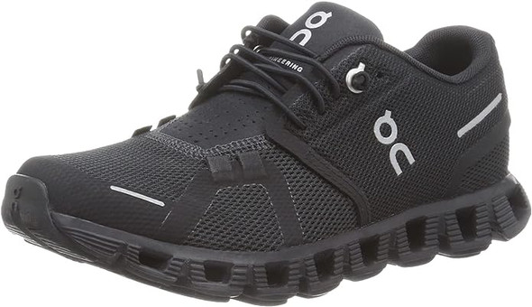 59.98905 On Running Women's Cloud 5 Sneakers All Black 9