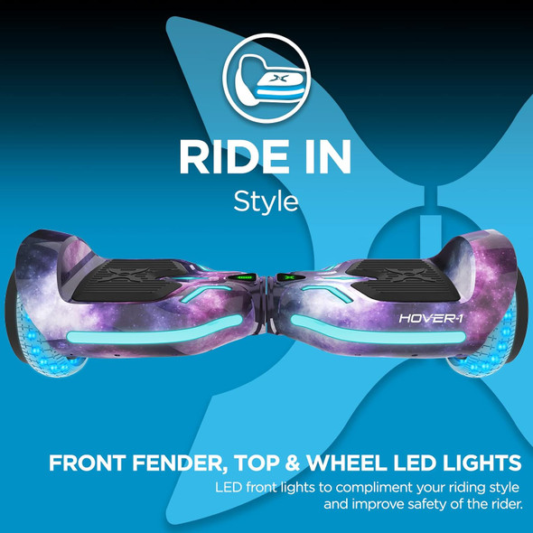 Hover-1 H1-100 Electric Hoverboard Scooter with Infinity LED Wheel Lights-GALAXY