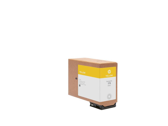 HP 775 500-ml Yellow Ink Cartridge, 1XB19A