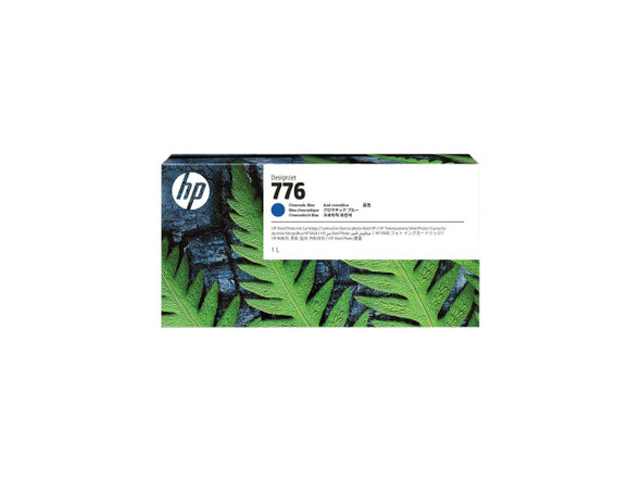 HP (1XB04A) 776 1L Chromatic Blue Ink Cartridge