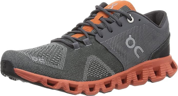 40.99241 On Running X Cloud 2 Men's Shoe RUST/ROCK 9.5
