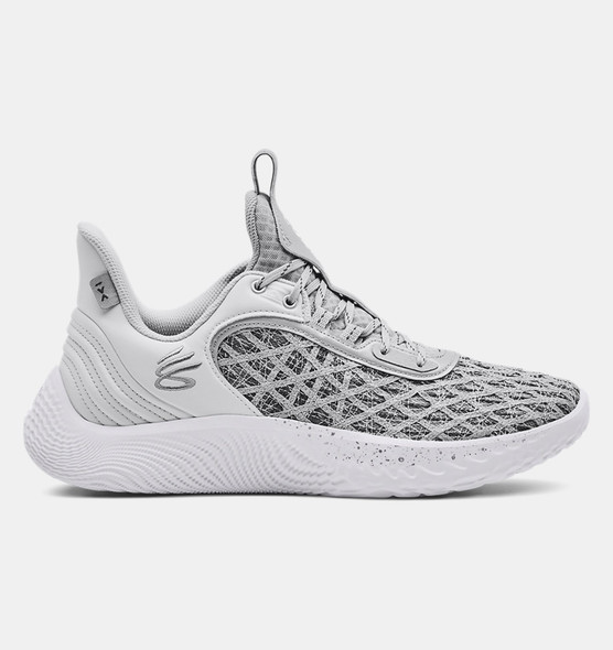 3025631 Under Armour Team Curry 9 Basketball Shoe Unisex White/Grey M6.5 W8