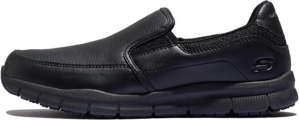 77157 Skechers Men's Nampa-Groton Food Service Shoe Black 12