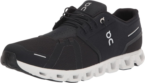On Men's Cloud 5 Sneakers - SIZE 9 MEN - BLACK/WHITE