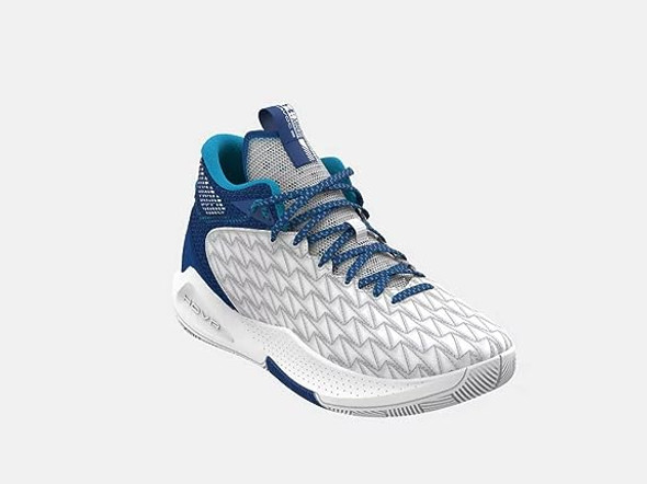 3024979-110 UNDER ARMOUR UNISEX HOVR HAVOC 5 CLONE TEAM WHITE/ROYAL M5.5 W7