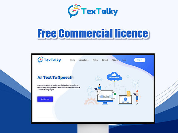 TexTalky AI Text-to-Speech Advanced Program: Lifetime Subscription - Digital