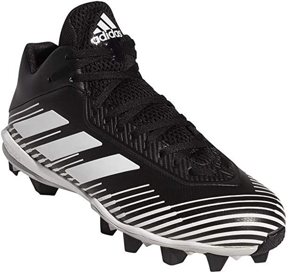 Adidas Men's FBG61 Football Shoe, Black/White/Grey Size 11.5