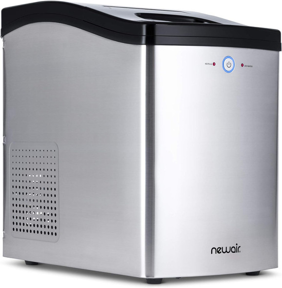 NewAir Nugget Ice Maker NIM040SS00 - BLACK/SILVER