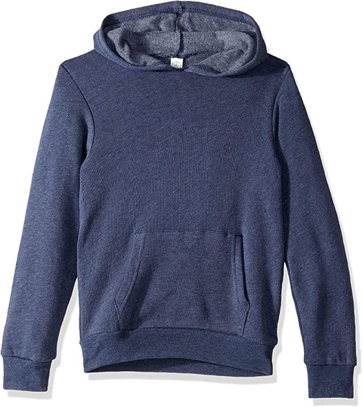 9595GF Hanes Alternative Youth Challenger Hooded Sweatshirt Eco True Navy S