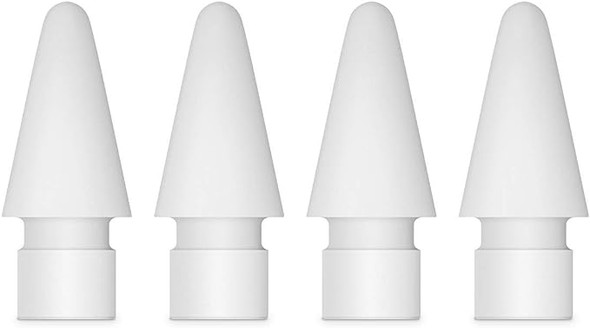 Apple - Pencil Tips MLUN2AM/A - 4 pack - White Apple - Pencil Tips MLUN2AM/A - 4 pack - White