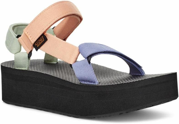 1008844 Teva Women's Flatform Universal Platform Sandal Serbert Multi 11