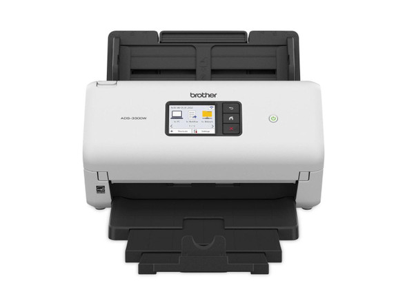 Brother ADS3300W 24 bit 600 x 600 dpi Single Pass Wireless High-Speed Desktop Brother ADS3300W 24 bit 600 x 600 dpi Single Pass Wireless High-Speed Desktop