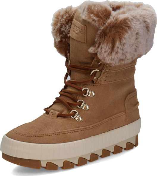 STS86830 Sperry Women's Torrent Winter Lace Up Snow Boot Tan 7.5