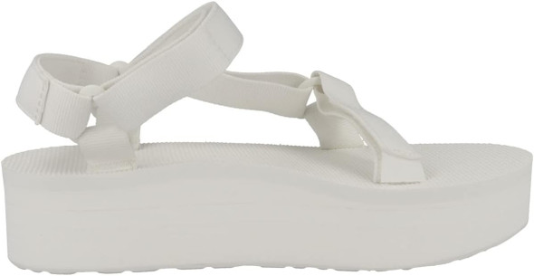 TEVA WOMENS FLATFORM UNIVERSAL - SIZE 7 - BRIGHT WHITE