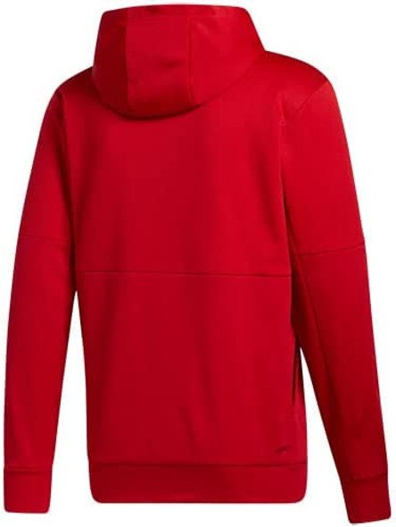 FQ0156 Adidas Men's Team Issue Training Pullover Hoodie Red/White M