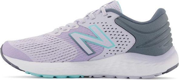 W520RG7 New Balance Women's 520 V7 Running Shoe Grey/Purple Size 6 Wide