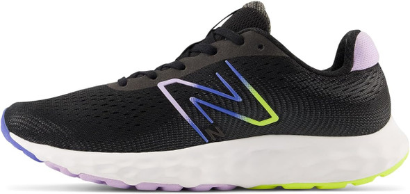 W520CK8 New Balance Women's 520 V8 Running Shoe BLACK/PURPLE 7.5