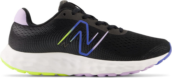 W520CK8 New Balance Women's 520 V8 Running Shoe BLACK/PURPLE 7.5