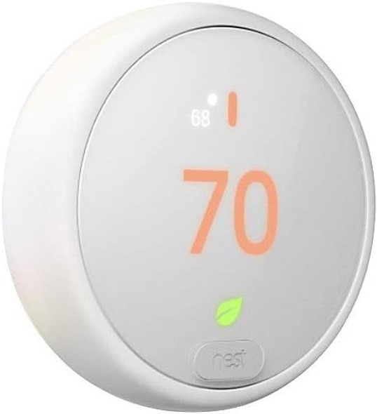 Google Nest Programmable Smart Thermostat E 3rd Gen T4000ES - White