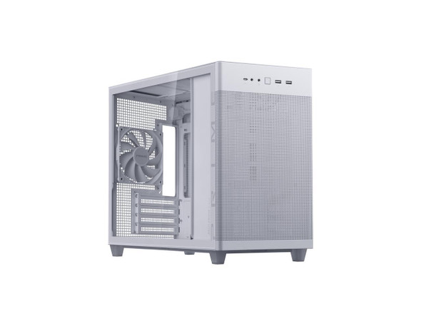 ASUS Prime AP201 White MicroATX Tempered Glass Edition Supports Graphics Cards