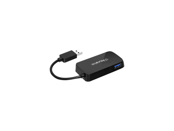 Aluratek AUH2304F 4-Port USB 3.0 SuperSpeed Hub with Attached Cable