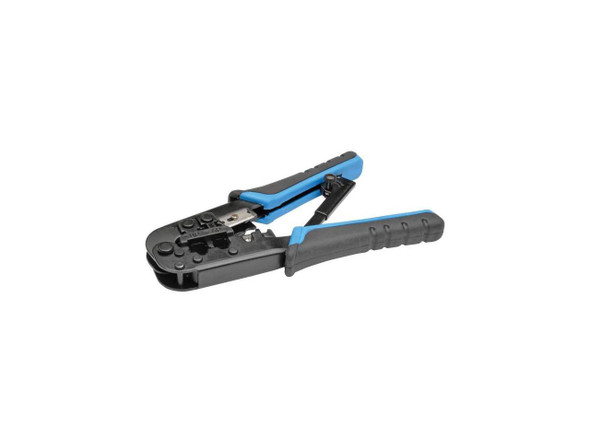 Tripp Lite RJ11/RJ12/RJ45 Crimping Tool with Cable Stripper - Heavy Duty,