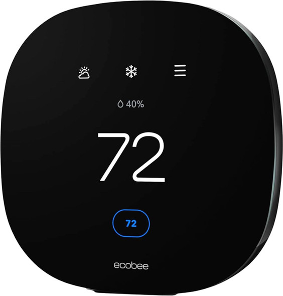 ecobee3 Lite Smart Thermostat - Programmable Wifi Thermostat - Black