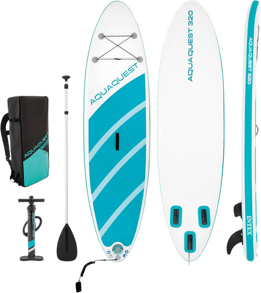 INTEX AquaQuest 320 Inflatable Paddle Board Series - TEAL