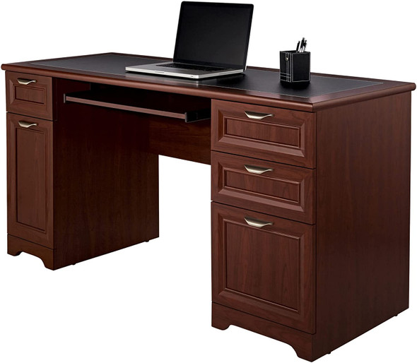 Realspace Magellan 59"W Manager's Desk 281901 Classic Cherry