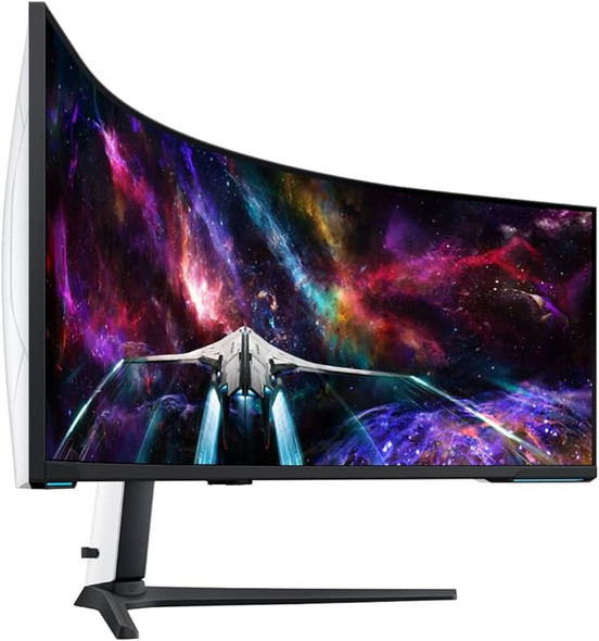 SAMSUNG 57" Odyssey Neo G9 Dual 4K 1000R Curved 240Hz 1ms LS57CG952NNXZA - WHITE