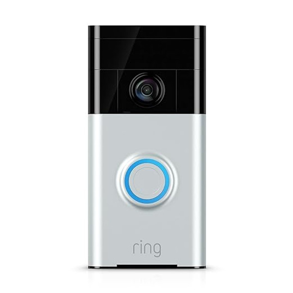 Ring Video Doorbell - 720p HD video, improved motion detection – Satin Nickel