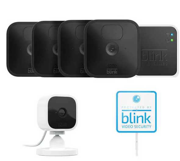 For Parts: Blink 4 Outdoor Camera 1 Mini Indoor Camera - 1477478 MISSING COMPONENTS