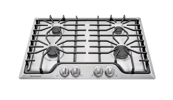 Frigidaire FFGC3026SS 30" Gas Sealed Burner Style Cooktop 4 Burners - SILVER