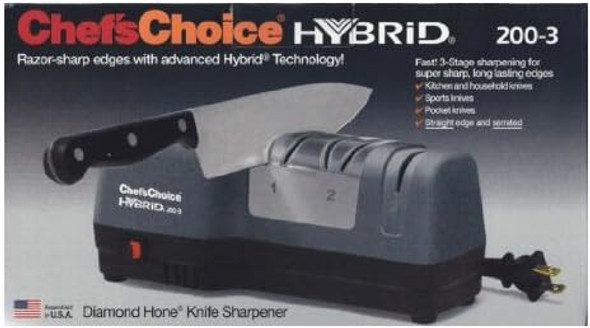 Chef's Choice Hybrid Knife Sharpener - 200-3